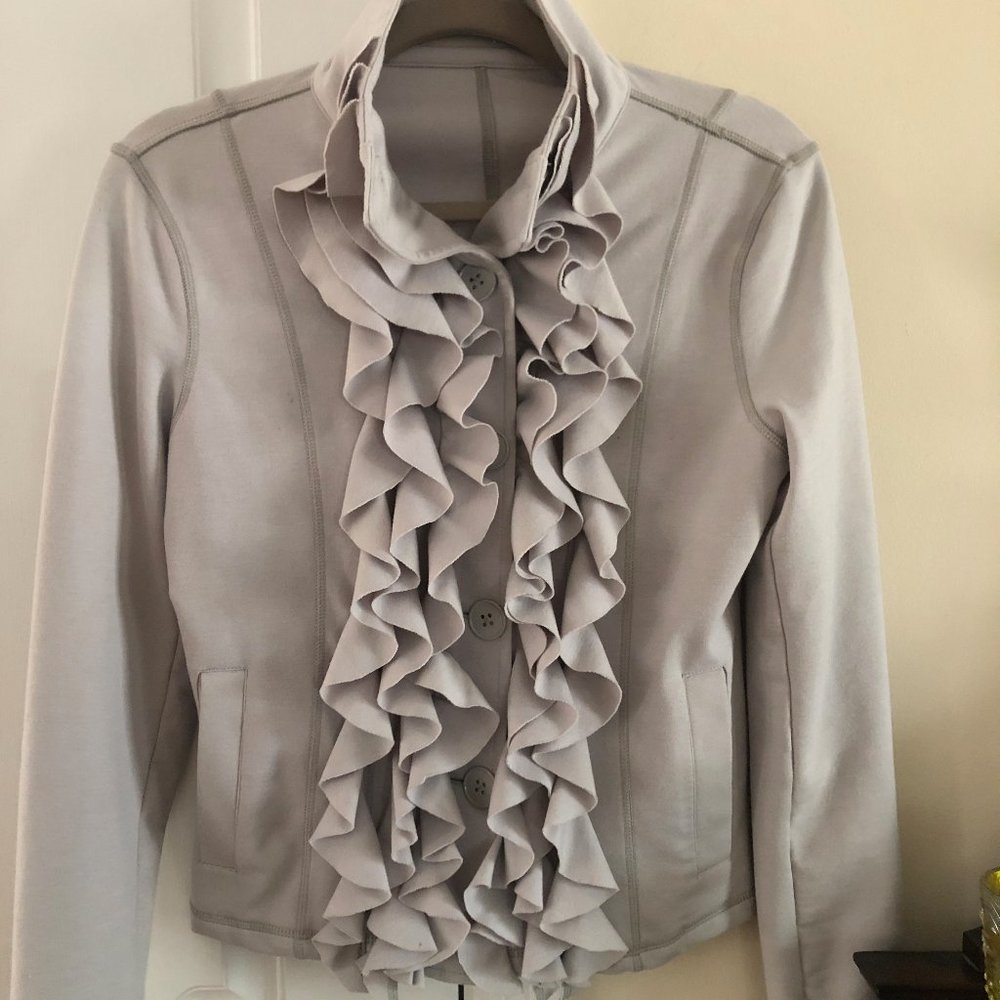 Neiman Marcus Ruffled Jacket